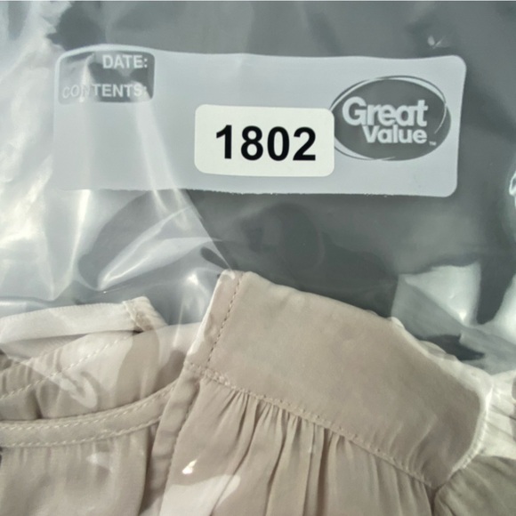 Maison D’Amelie Paris Champagne Cream Smocked Puff Sleeve Blouse Women’s Medium - Picture 11 of 12